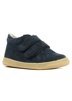 Richter Shoes Skórzane buty &quot;Dash Mini&quot; w kolorze granatowym do chodzenia na boso ze sklepu Limango Polska w kategorii Buty zimowe dziecięce - zdjęcie 175057114