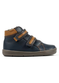 Richter Shoes Skórzane buty &quot;Dash&quot; w kolorze granatowymb do chodzenia na boso ze sklepu Limango Polska w kategorii Buty zimowe dziecięce - zdjęcie 175057174
