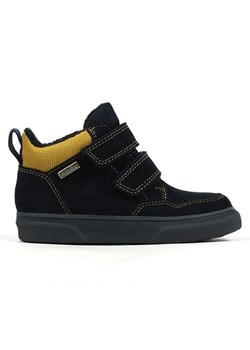 Richter Shoes Skórzane sneakersy &quot;Leandro&quot; w kolorze granatowym ze sklepu Limango Polska w kategorii Buty sportowe dziecięce - zdjęcie 175057204