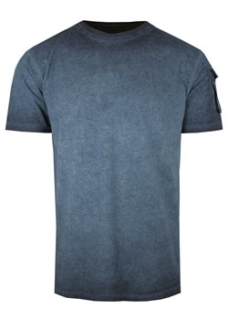 Męski T-Shirt - Vintage Look - Brave Soul - Granatowa TSBRSSS24ALEXANDERnavy ze sklepu JegoSzafa.pl w kategorii T-shirty męskie - zdjęcie 175060692