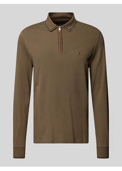 Koszulka polo o kroju slim fit z wyhaftowanym logo ze sklepu Peek&Cloppenburg  w kategorii T-shirty męskie - zdjęcie 175063612