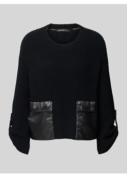 Sweter wełniany z przeszytymi brzegami rękawów ze sklepu Peek&Cloppenburg  w kategorii Swetry damskie - zdjęcie 175063832