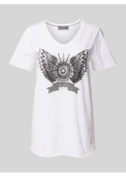 T-shirt z okrągłym dekoltem model ‘Gethi’ ze sklepu Peek&Cloppenburg  w kategorii Bluzki damskie - zdjęcie 175064221