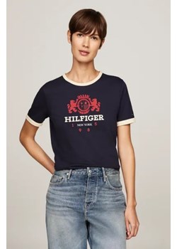 Tommy Hilfiger T-shirt | Regular Fit ze sklepu Gomez Fashion Store w kategorii Bluzki damskie - zdjęcie 175065951