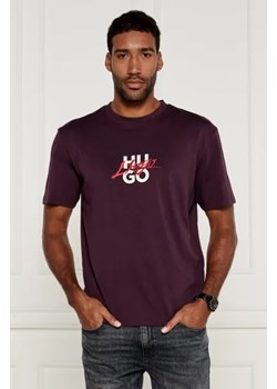 HUGO T-shirt Dlongny | Relaxed fit ze sklepu Gomez Fashion Store w kategorii T-shirty męskie - zdjęcie 175065971