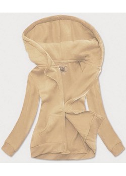 Bluza damska sportowa beżowa (W03-159) ze sklepu goodlookin.pl w kategorii Bluzy damskie - zdjęcie 175067442