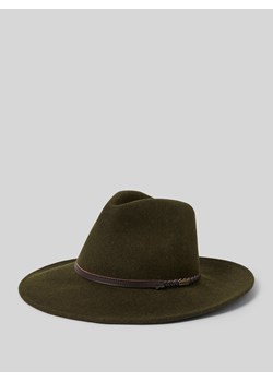 Kapelusz wełniany z opaską model ‘FEDORA’ ze sklepu Peek&Cloppenburg  w kategorii Kapelusze damskie - zdjęcie 175074533