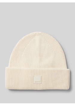 Czapka beanie z naszywką z logo ze sklepu Peek&Cloppenburg  w kategorii Czapki zimowe damskie - zdjęcie 175074653