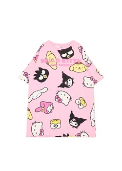 Cropp - Koszula nocna Hello Kitty & Friends - różowy ze sklepu Cropp w kategorii Koszule nocne - zdjęcie 175076184