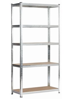 Metalowy srebrny regał 180 cm - Filove 4X ze sklepu Edinos.pl w kategorii Regały i witryny - zdjęcie 175077740