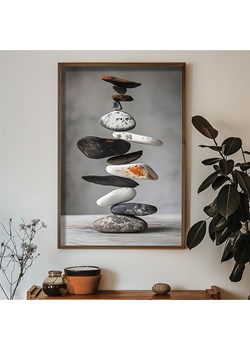 ABERTO DESIGN Druk artystyczny w drewnianej ramce - 70 x 50 cm ze sklepu Limango Polska w kategorii Obrazy - zdjęcie 175081043