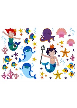 SUNNYSUE Obrazki do naprasowania (2 szt.) &quot; Mermaid&quot; ze sklepu Limango Polska w kategorii Zabawki - zdjęcie 175109290