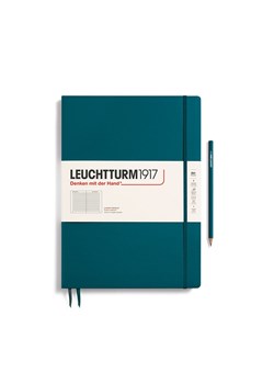LEUCHTTURM1917 Notatnik w kolorze morskim w linie - A4+ ze sklepu Limango Polska w kategorii Akcesoria biurowe - zdjęcie 175111673