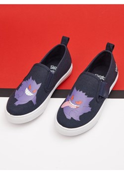 Sinsay - Półbuty slip on Pokemon - granatowy ze sklepu Sinsay w kategorii Trampki dziecięce - zdjęcie 175112603