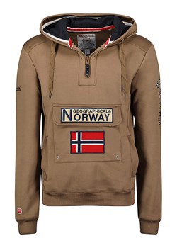 Geographical Norway Bluza &quot;Gymclass&quot; w kolorze jasnobrązowym ze sklepu Limango Polska w kategorii Bluzy męskie - zdjęcie 175118643