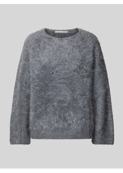 Sweter z dzianiny z kaszmiru z okrągłym dekoltem ze sklepu Peek&Cloppenburg  w kategorii Swetry damskie - zdjęcie 175126660