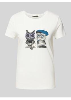 T-shirt z nadrukowanym motywem ze sklepu Peek&Cloppenburg  w kategorii Bluzki damskie - zdjęcie 175126874