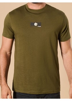 Sinsay - Koszulka z nadrukiem - khaki ze sklepu Sinsay w kategorii T-shirty męskie - zdjęcie 175130440