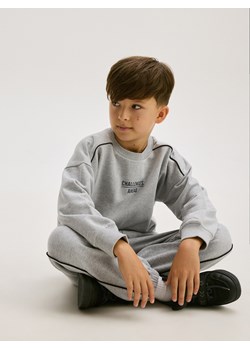 Reserved - Bawełniany komplet - jasnoszary ze sklepu Reserved w kategorii Komplety chłopięce - zdjęcie 175140542