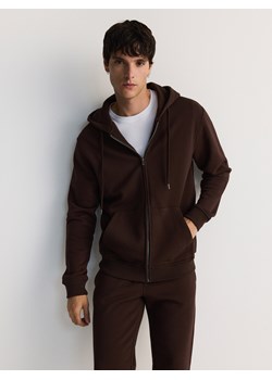 Reserved - Bluza z kapturem - ciemnobrązowy ze sklepu Reserved w kategorii Bluzy męskie - zdjęcie 175140574