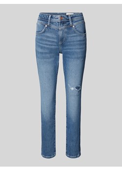 Jeansy o kroju slim fit z aplikacją z logo model ‘BETSY’ ze sklepu Peek&Cloppenburg  w kategorii Jeansy damskie - zdjęcie 175145984