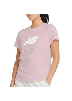 Koszulka New Balance WT43582MEY - różowe ze sklepu streetstyle24.pl w kategorii Bluzki damskie - zdjęcie 175147984