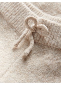 Reserved - Spodnie dzianinowe - beżowy ze sklepu Reserved w kategorii Spodnie dziewczęce - zdjęcie 175151243