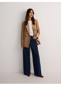 Reserved - Bluzka z bawełny - złamana biel ze sklepu Reserved w kategorii Bluzki damskie - zdjęcie 175151273