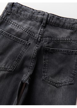 Reserved - Jeansy straight z metalicznym efektem - szary ze sklepu Reserved w kategorii Spodnie dziewczęce - zdjęcie 175152383