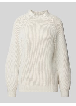 Sweter z dzianiny o luźnym kroju z prążkowanym wzorem ze sklepu Peek&Cloppenburg  w kategorii Swetry damskie - zdjęcie 175154832