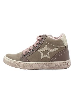 lamino Skórzane sneakersy w kolorze khaki ze sklepu Limango Polska w kategorii Buty sportowe dziecięce - zdjęcie 175159461