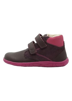 lamino Skórzane buty w kolorze fioletowym do chodzenia na boso ze sklepu Limango Polska w kategorii Buty zimowe dziecięce - zdjęcie 175159850