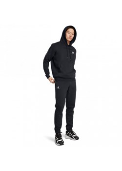 Męskie spodnie dresowe Under Armour UA Icon Fleece Jogger Taping - czarne ze sklepu Sportstylestory.com w kategorii Spodnie męskie - zdjęcie 175165333