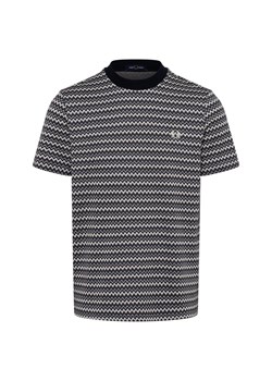 Fred Perry Koszulka męska Mężczyźni Bawełna granatowy wzorzysty ze sklepu vangraaf w kategorii T-shirty męskie - zdjęcie 175166293