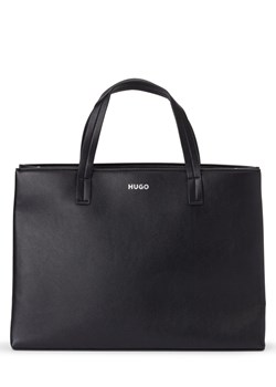 HUGO Shopper damski - Bel Tote W.L. Kobiety czarny jednolity ze sklepu vangraaf w kategorii Torby Shopper bag - zdjęcie 175166340