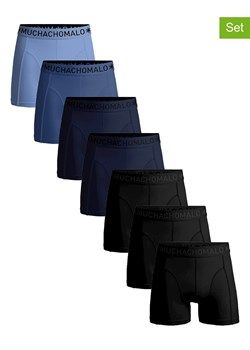 Muchachomalo Bokserki (7 par) w kolorze czarnym i niebieskim ze sklepu Limango Polska w kategorii Majtki męskie - zdjęcie 175171423