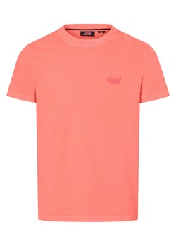 Superdry Koszulka męska Mężczyźni Bawełna koralowy jednolity ze sklepu vangraaf w kategorii T-shirty męskie - zdjęcie 175172204