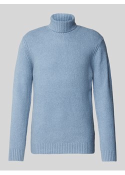 Sweter z dzianiny z golfem ze sklepu Peek&Cloppenburg  w kategorii Swetry męskie - zdjęcie 175176052