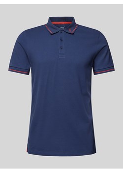 Koszulka polo o kroju slim fit z wyhaftowanym logo model ‘G-Style’ ze sklepu Peek&Cloppenburg  w kategorii T-shirty męskie - zdjęcie 175176223