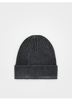 Reserved - Bawełniana czapka w prążek - czarny ze sklepu Reserved w kategorii Czapki dziecięce - zdjęcie 175178664