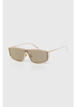 Saint Laurent okulary przeciwsłoneczne kolor srebrny ze sklepu ANSWEAR.com w kategorii Okulary przeciwsłoneczne damskie - zdjęcie 175178973