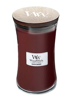 WoodWick Świeca zapachowa &quot;Black Cherry&quot; - 609,5 g ze sklepu Limango Polska w kategorii Świece i dyfuzory - zdjęcie 175182021