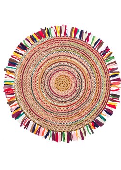 ABERTO DESIGN Dywan ze wzorem - Ø 90 cm ze sklepu Limango Polska w kategorii Dywany - zdjęcie 175185463
