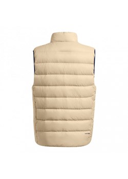 Męski bezrękawnik z puchem naturalnym Under Armour Legend Down Vest - beżowy ze sklepu Sportstylestory.com w kategorii Kamizelki męskie - zdjęcie 175187120