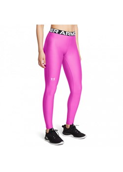 Damskie legginsy treningowe Under Armour UA HG Authentic Legging - różowe ze sklepu Sportstylestory.com w kategorii Spodnie damskie - zdjęcie 175187881