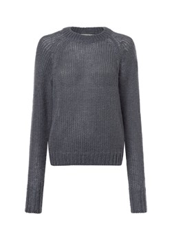 IPURI Sweter damski z dzianiny Kobiety antracytowy jednolity ze sklepu vangraaf w kategorii Swetry damskie - zdjęcie 175187991