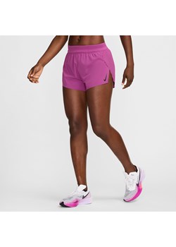 Damskie spodenki do biegania ze średnim stanem i wszytą bielizną 8 cm Dri-FIT ADV Nike AeroSwift - Fiolet ze sklepu Nike poland w kategorii Szorty - zdjęcie 175189333