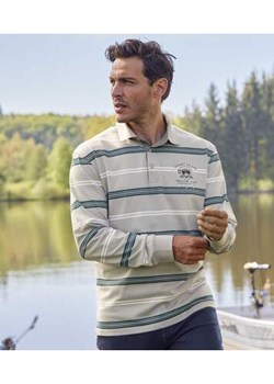 Polo w paski Sport Team ze sklepu Atlas For Men w kategorii T-shirty męskie - zdjęcie 175191081