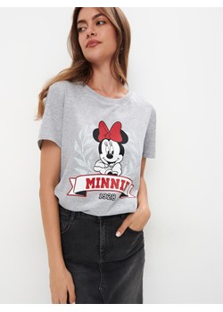 Mohito - T-shirt z Myszką Minnie - szary ze sklepu Mohito w kategorii Bluzki damskie - zdjęcie 175193281