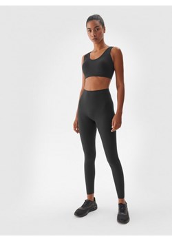 Damskie legginsy treningowe 4F 4FWAW24TFTIF317 - czarne ze sklepu Sportstylestory.com w kategorii Spodnie damskie - zdjęcie 175194112